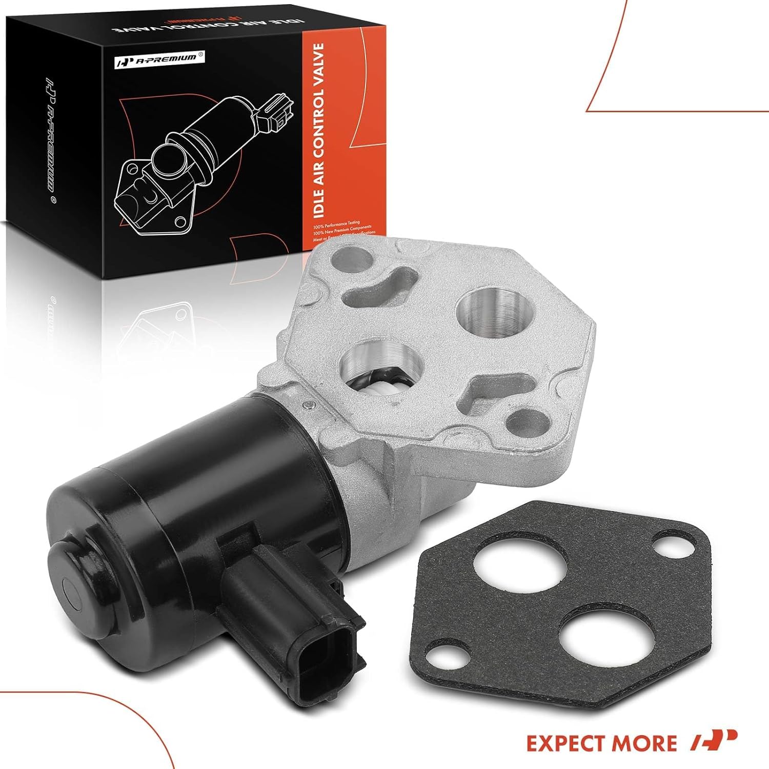 A-Premium Fuel Injection Idle Air Control Valve Compatible with Ford Escort 1997-2000 2.0L& Mercury Tracer 1997-1999 2.0L, Replace# F8CZ9F715BA