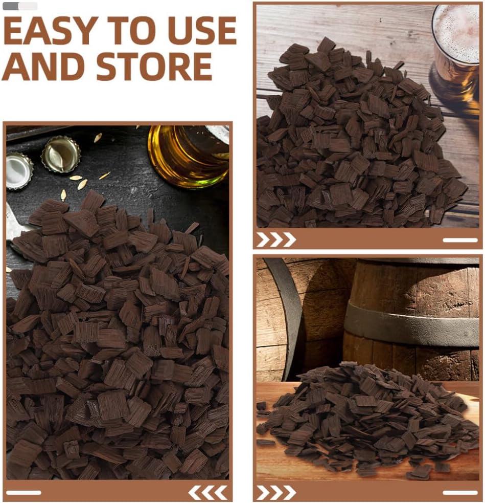 2 Pack French Oak Chips 200g Each Home Wine Brewing Oak Chips for Improved
