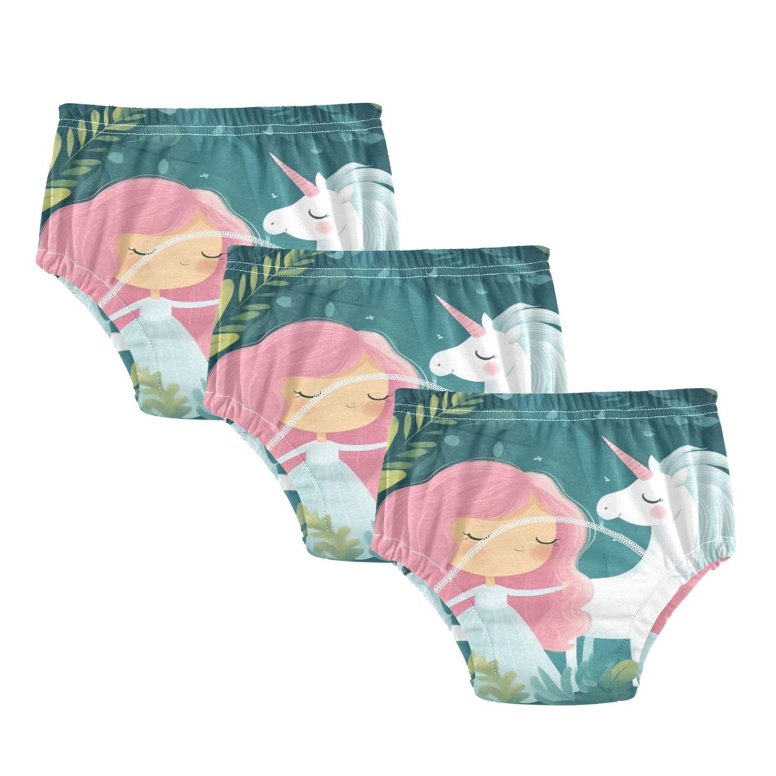 Coikll Cute Horse Toddler Training Underwear Waterproof Baby Pee Pants -4T