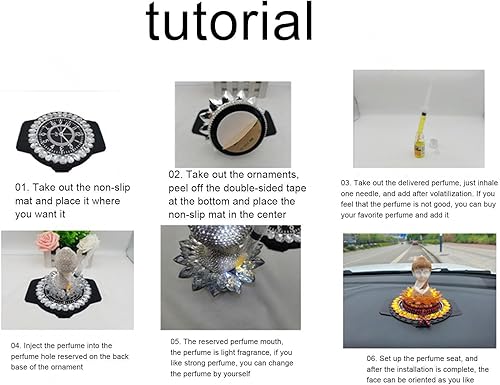 Miniatura 2 de VIDECOR Buddha Statue Ceramic Buddha Statue Little Tathagata Buddha Statue Lotus Seat Baby Buda Set Home Decor Desk Decoration Car Ornament Buddha