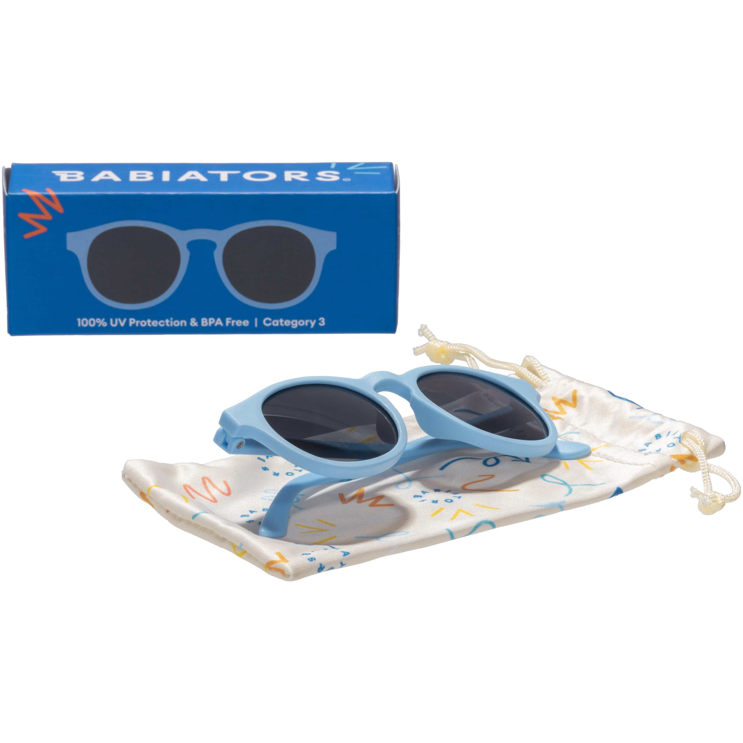 Babiators Oryginalne okulary przeciwsłoneczne z dziurką od klucza - Bermuda Blue (wiek 3-5 lat)