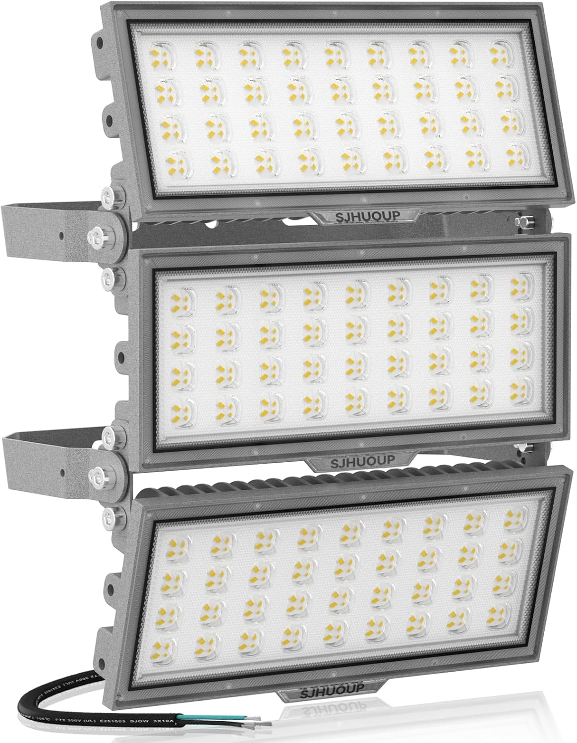 LED Flood Light Outdoor, Led Stadium Lights Super Bright Security Lights 200W, 26000Lumen, Surge 6KV, Adjustable Bracket, IP67 Waterproof, 6500K Daylight White