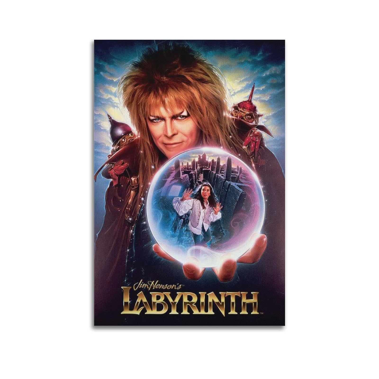 FDRPMHC Labyrinth Canvas Wall Art Decor Living Room Modern Family Bedroom 16x24inch(40x60cm) Unframe-style