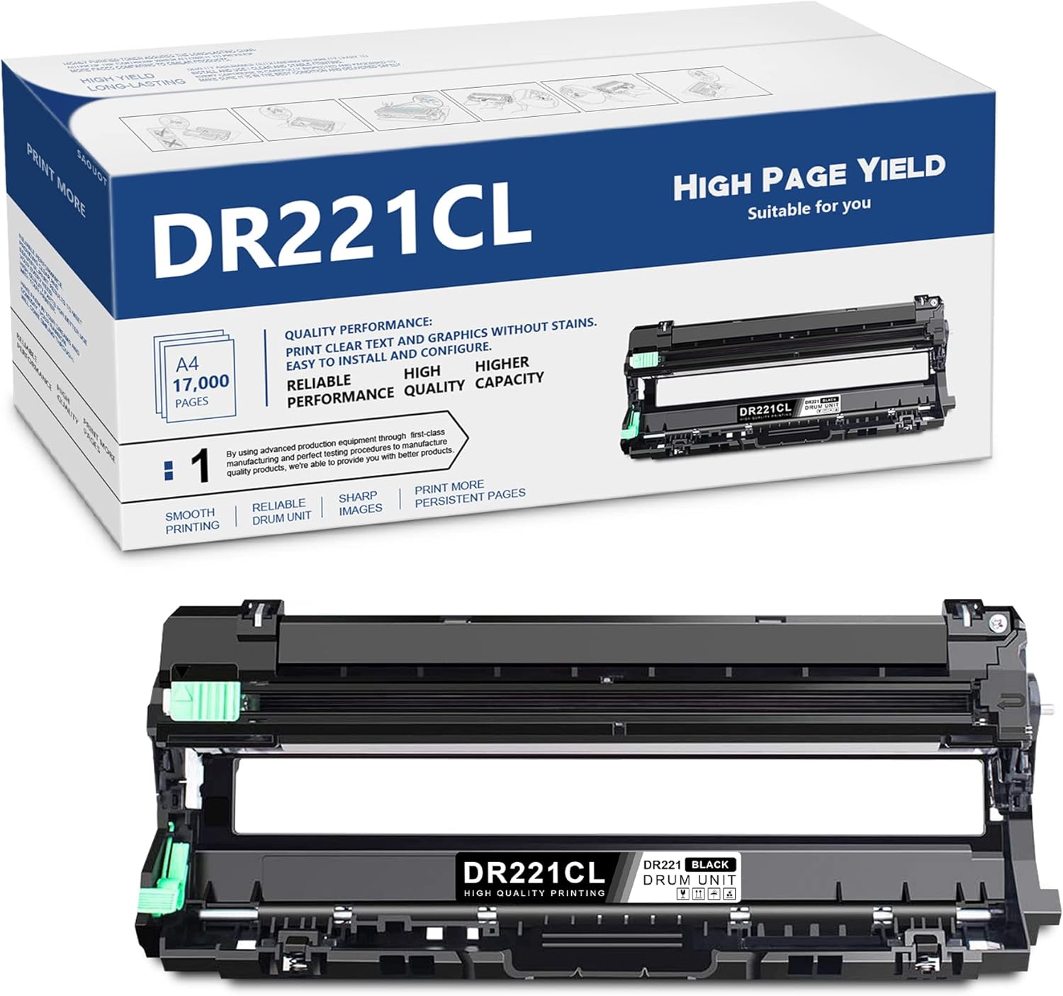 DR221CL Drum Unit 1Pack Compatible DR221CL Drum Unit