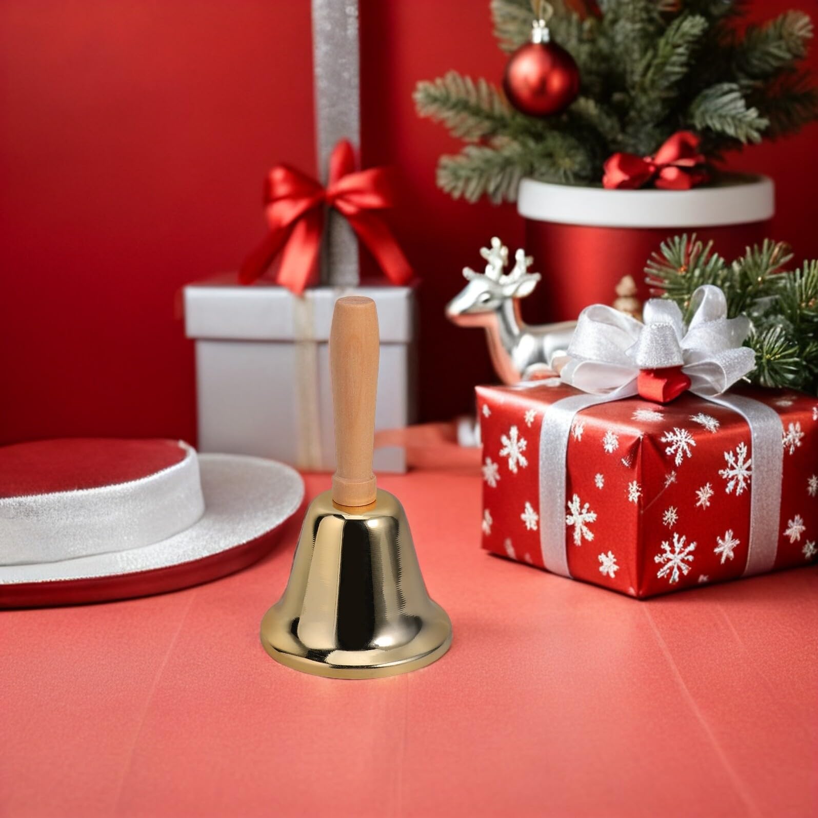 24 Pezzi Bomboniere per le feste di Natale campana di classe piccolo campanello campana di meditazione Campane festive campanello portatile