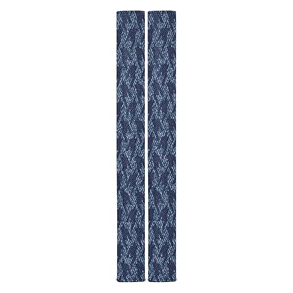 Houndstooth Tartan Blue Refrigerator Door Handle Covers 2 Pieces Dishwashers Grill Microwave Cabinet Door Cloth Protect Kitchen Appliance Clean