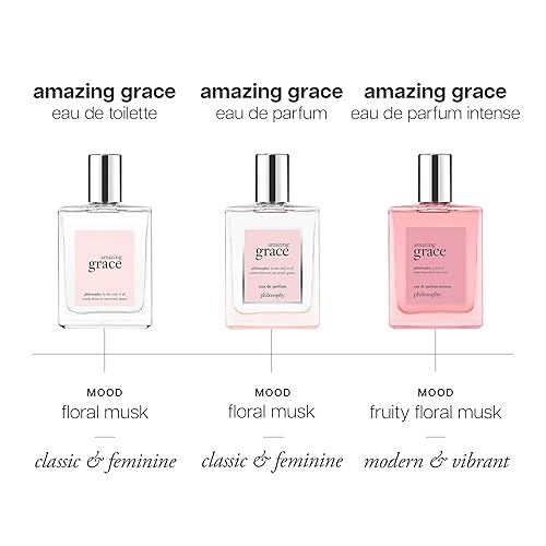 Miniatura 6 de philosophy Amazing Grace eau de parfum - perfume limpio y floral para mujer - con notas de bergamota, lirio de los valles y almizcle - fragancia de