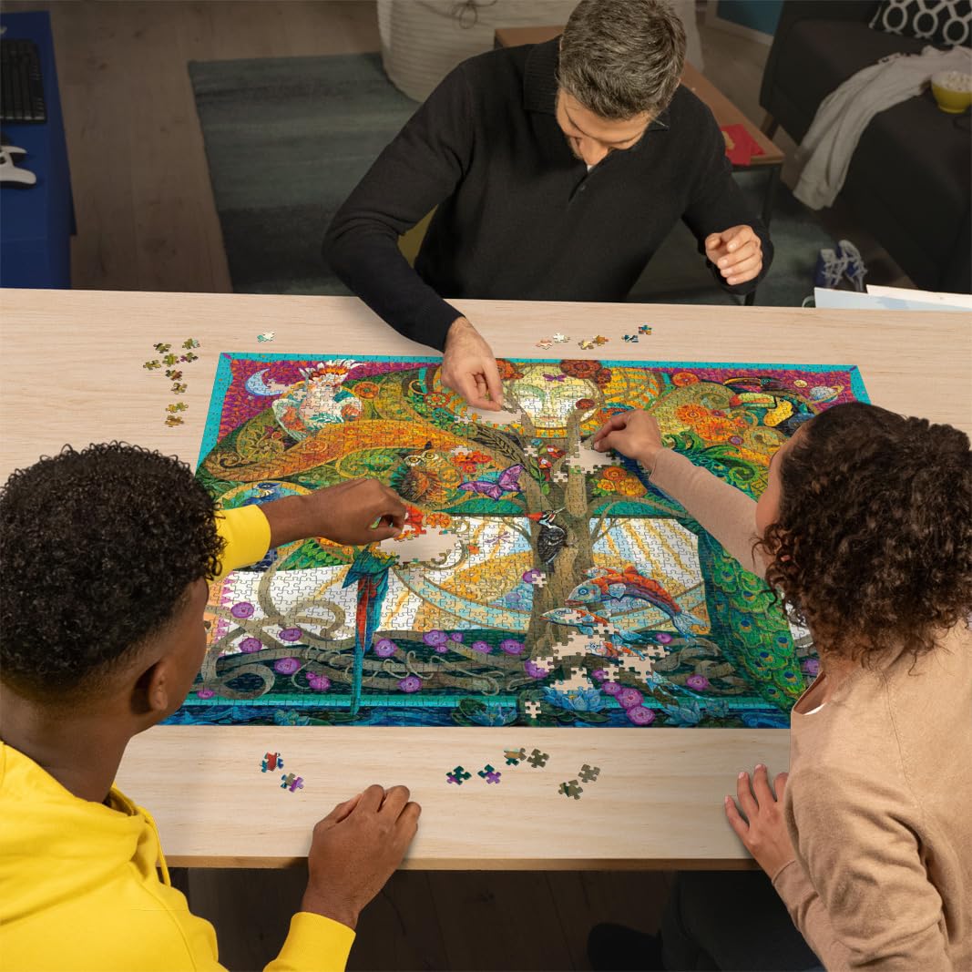 Ravensburger Puzzle 2000 Pezzi – On The 5th Day, Arte Di David Galchutt, Creato Il Quinto Giorno, Fatto In Germania
