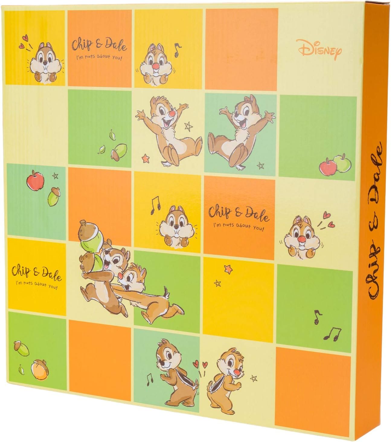 Amazon Co Jp ディズニー 掛け時計 オレンジ チップ デール 連続秒針 ホーム キッチン