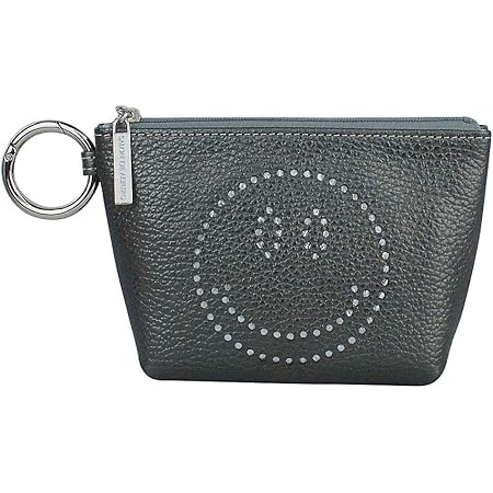 Amazon サロン ド アルファード スマイル パンチングポーチ バッグチャーム ガンメタ ｓａｌｏｎ ｄｅ ａｌｆｕｒｄ ポーチ