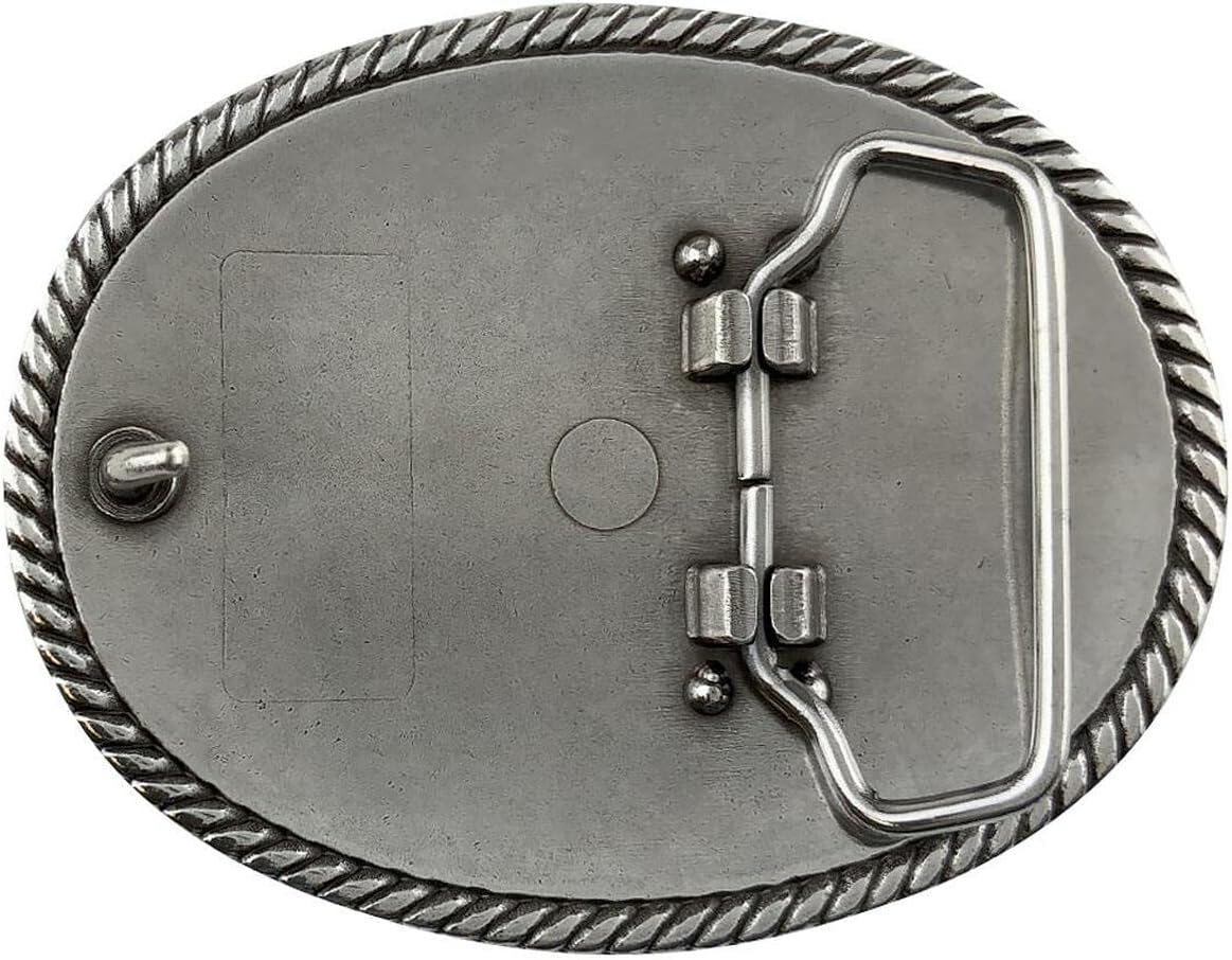 Western Floral Eagle Dogs Birds Star Replacement Belt Buckle Fits 1-1/2"(38mm) Belt Strap-Multi-Style Options - Image 2