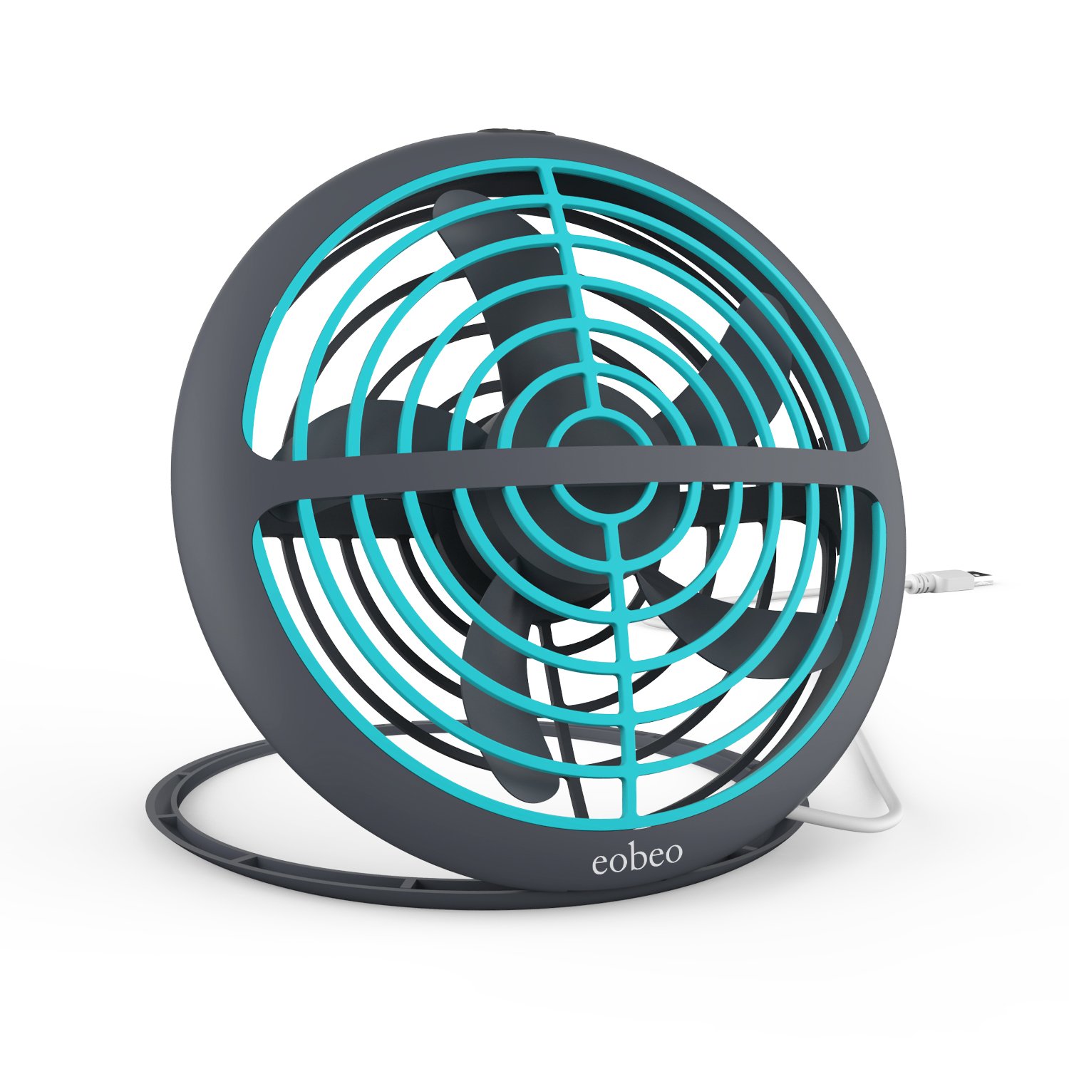 Small USB Desk Fan Mini Personal Portable Cooling for Office House Dorm Outdoor Travel Camping Kids Tabletop Table Powered by USB Port of Computer Power Bank or Charger Adapter Heavy Duty 6 Inch