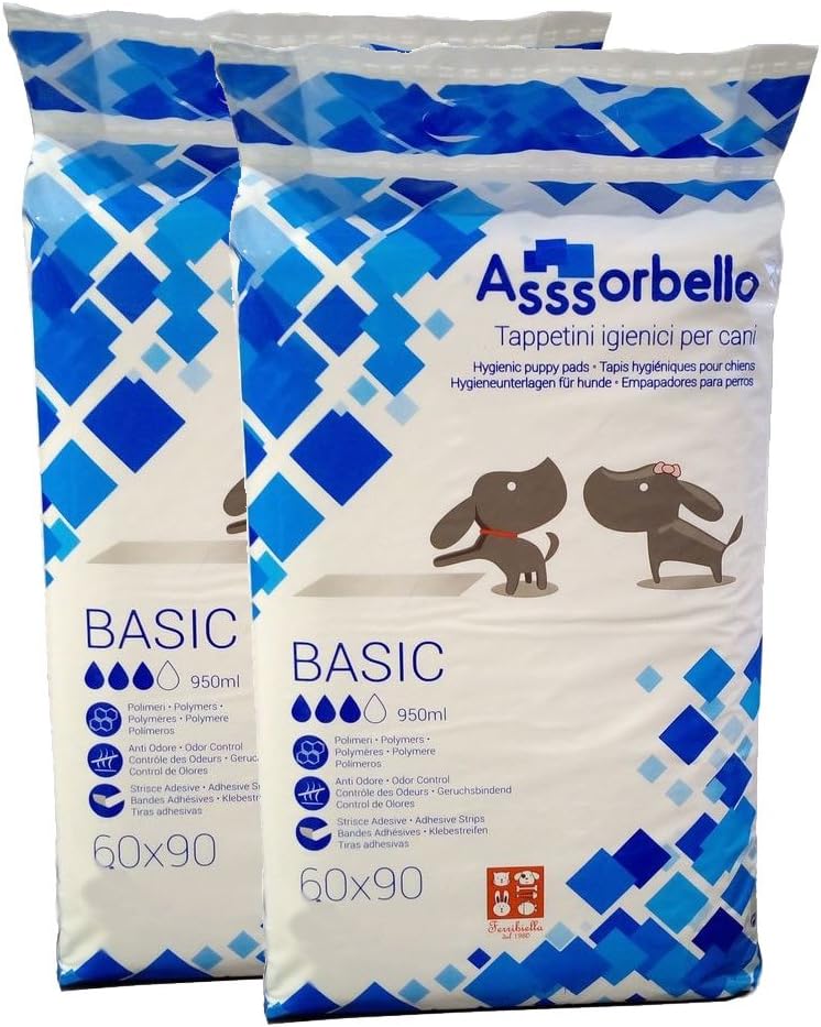 TAPPETINI IGIENICI ASSORBENTI CANE 60X90 100 PZ Ferribiella