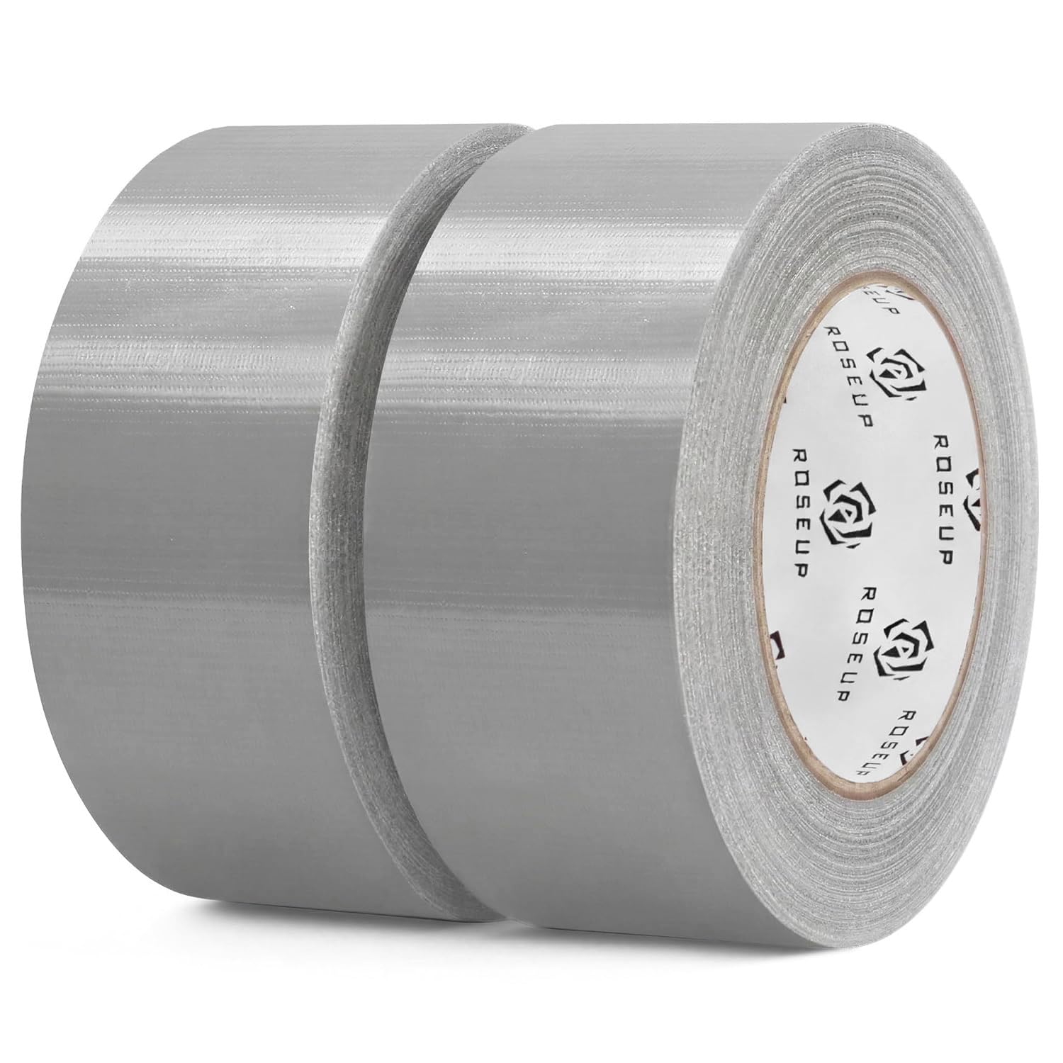 ROSEUP Grey Duct Tape, 2 Pack Heavy Duty Cloth Repair Tape, 48 mm x 27 m, 0.19 mm Thick, Water Resistant, Strong Adhesive Hand Tearable Utility Tape for DIY, Home, Garage & Outdoor Use — image 1