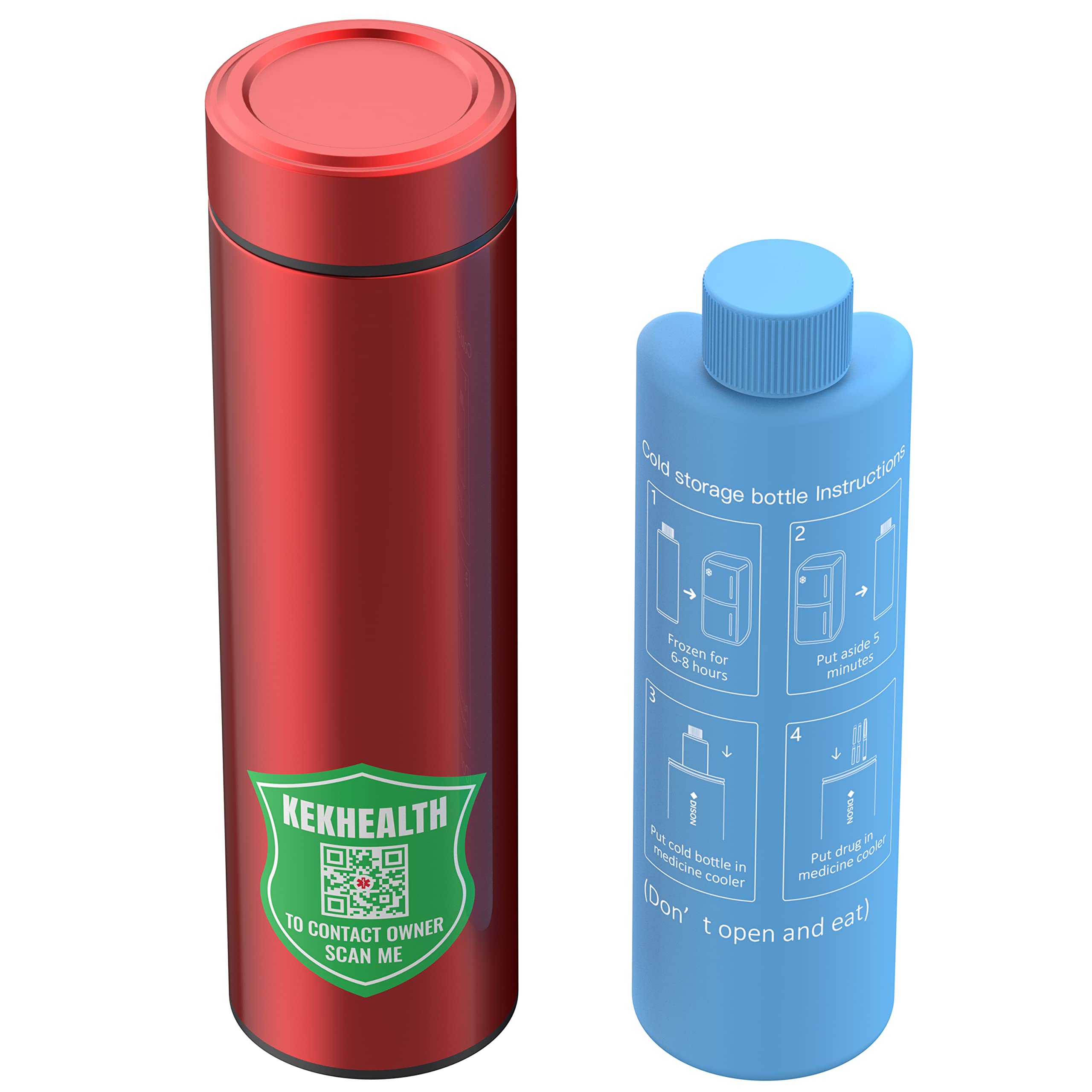 Buy KEKHEALTH Insulin Cooler Travel Case 60H 2 Pen Medicine Cooler, TSA