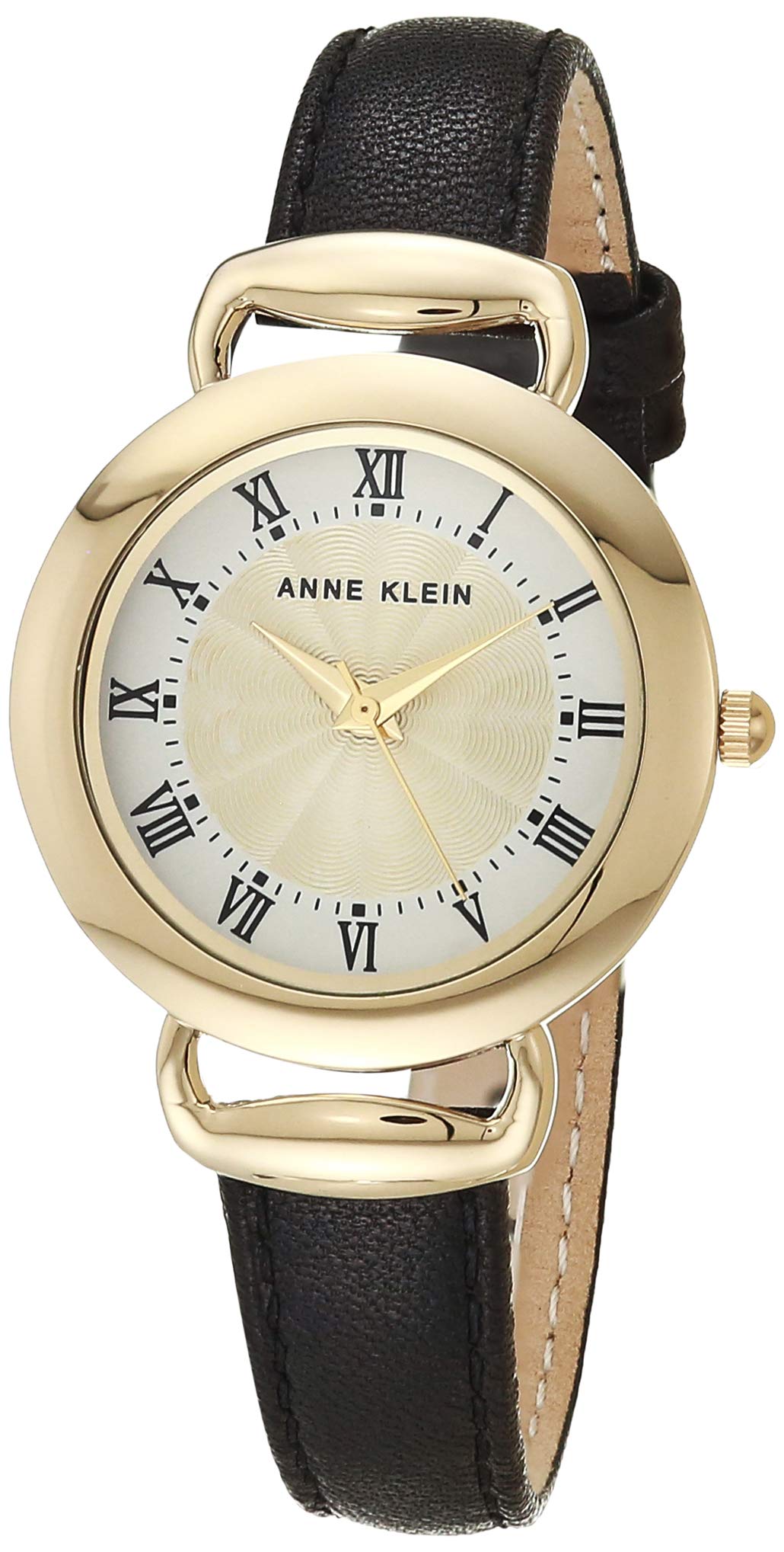 Anne Klein Women's Leather Strap Watch AK/3830 on a wrist