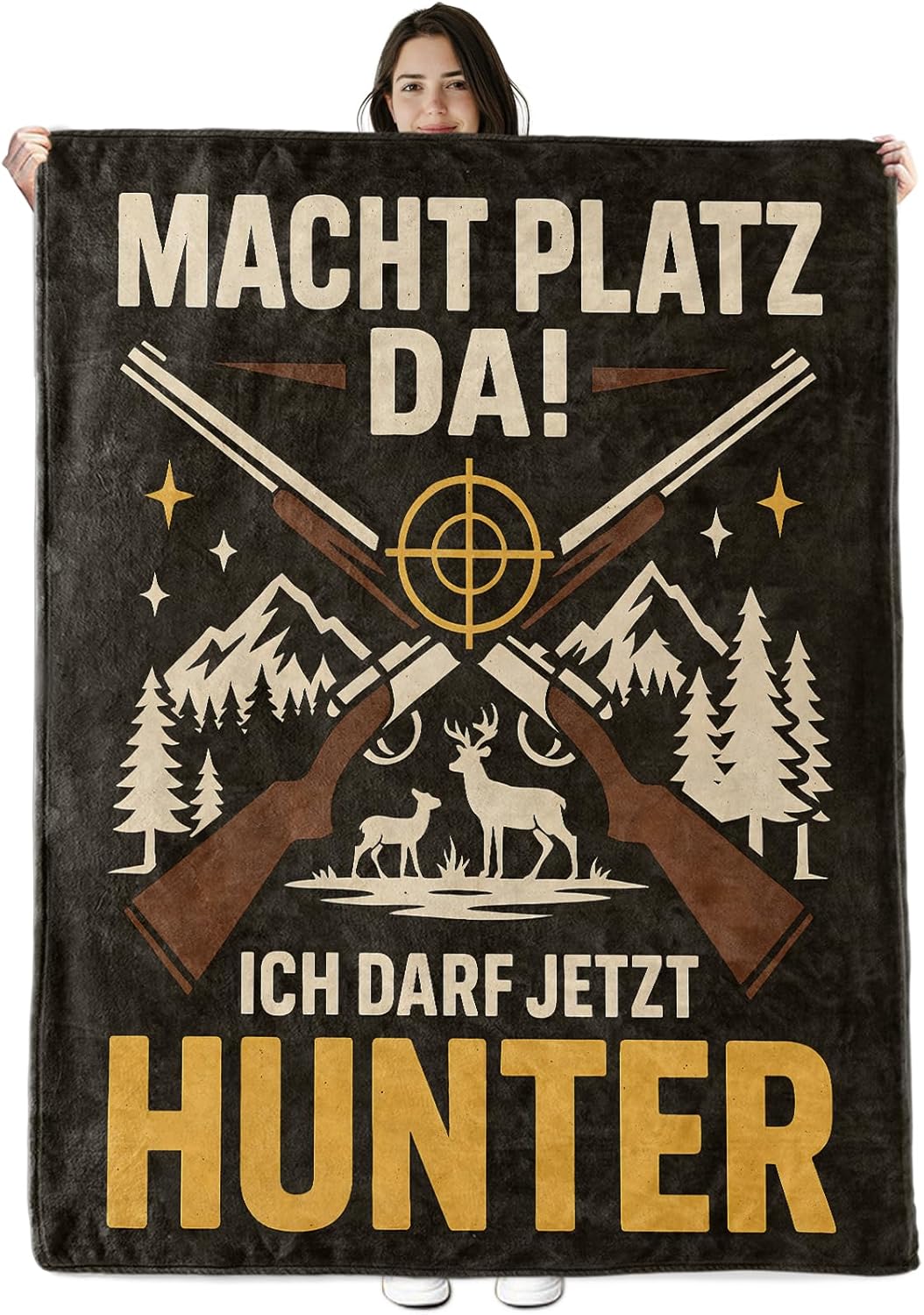 Hockey Sports Blanket Gifts for Boys Girls Kids, Ice Hockey Equipment Warm Soft Flannel Throw Blankets for Bedroom, Travel, Sofa, Room, Birthday Christmas Spring Decor, 50x60 in