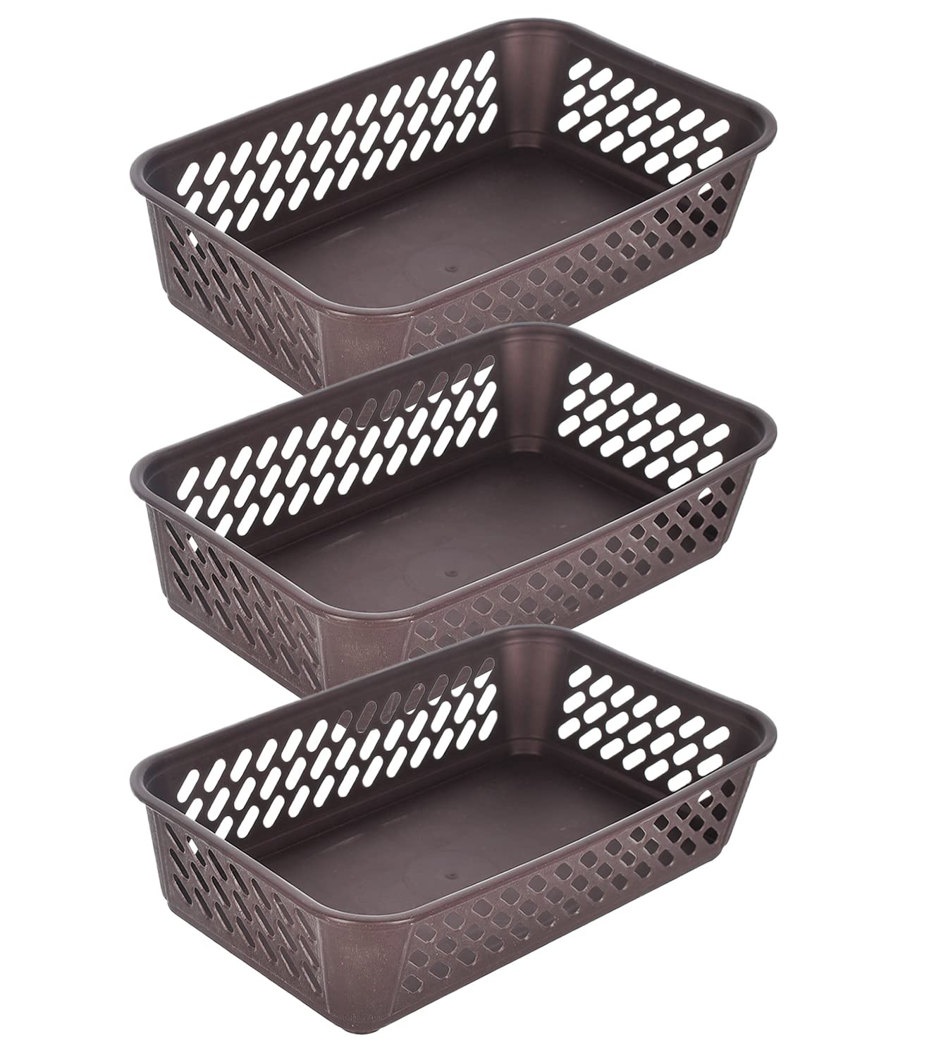 See full amazon price history chart for Kuber Industries Multiuses Super Tidy Plastic Tray/Basket/Organizer- Pack of 3 (Brown) -46KM0567 Kuber Industries Multiuses Super Tidy Plastic Tray/Basket/Organizer- Pack of 3 (Brown) -46KM0567 (B09MLL7K6W) Amazon Price History, Amazon Price Tracker