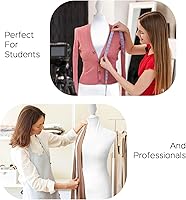 Vista 3 de Navadeal maniquí de terciopelo, silueta de la parte superior para exhibir prendas.