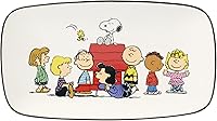 Lenox Chef Snoopy Hors D'Oeuvres Tray - Peanuts Snoopy & Woodstock Porcelain Serving Platter, Dishwasher Safe