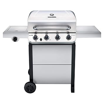 Char-Broil Performance Series Convective 4-Burner with Side Burner Cart Propane Gas Stainless Steel Grill - 463377319