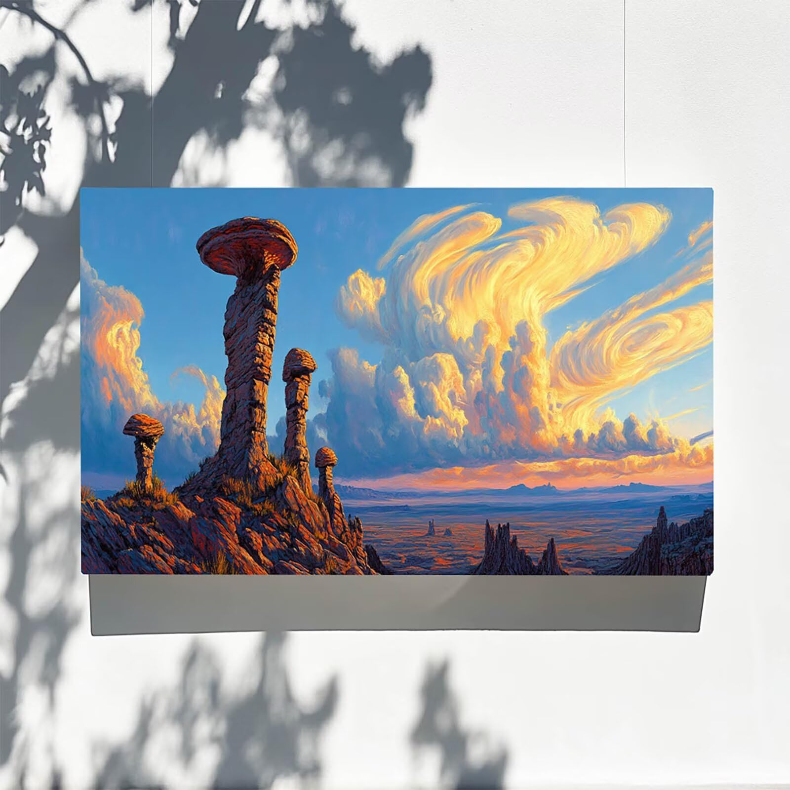 Pintar por Numeros Adultos Piedras extrañas, Pintar por Numeros Niños Kit Manualidades Adultos Paisaje Cuadros para Pintar por Numeros Pintura Acrílico,Cuadros Decoracion Salon Modernos 80X160cm 7-5-O