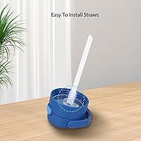 Vista 4 de Pajitas de repuesto compatibles con Thermos Funtainer botella de agua de 12 onzas (paquete de 6)
