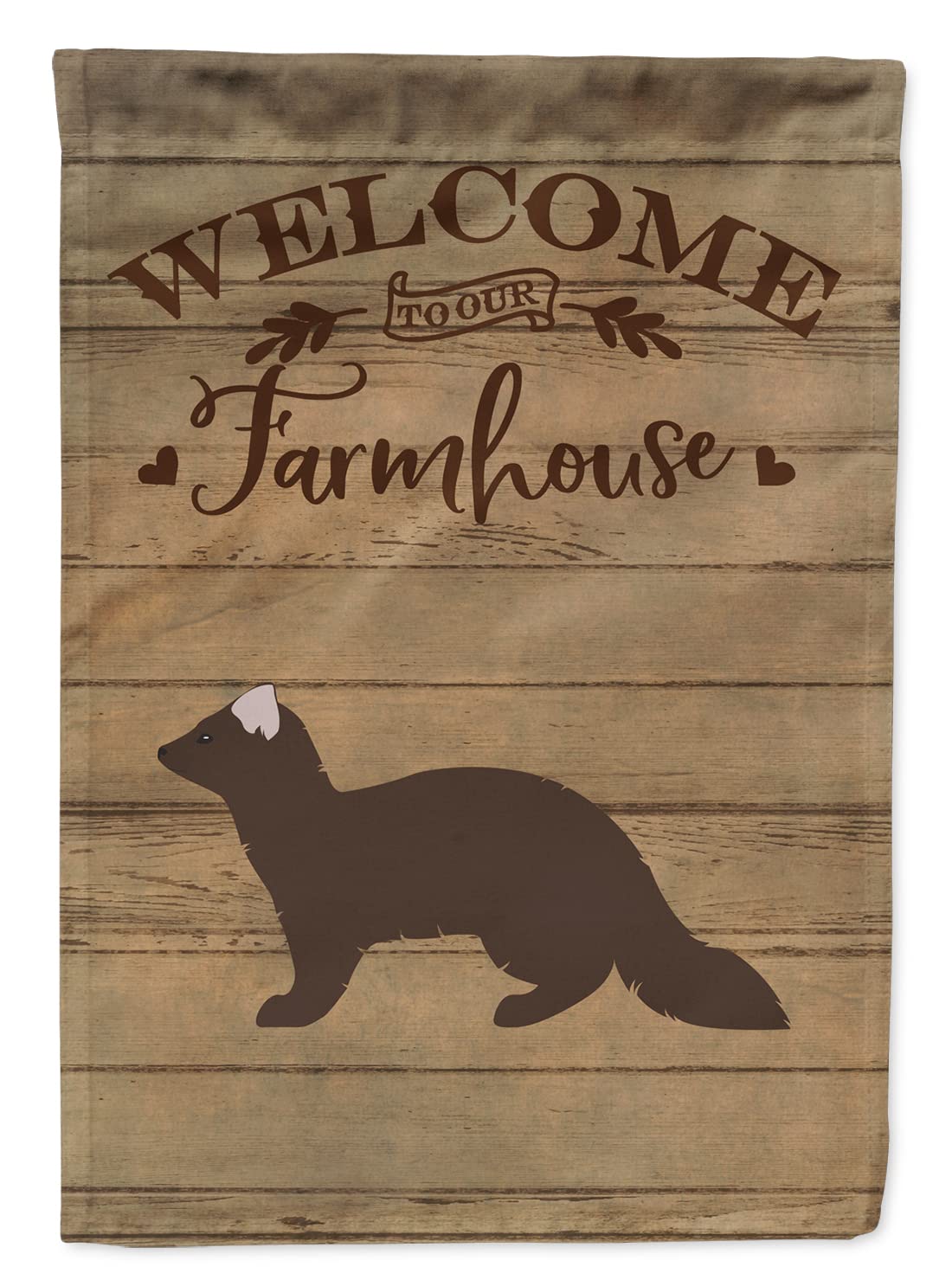 Drapeau Sable Marten Welcome Caroline's Treasures grand format multicolor pour jardin