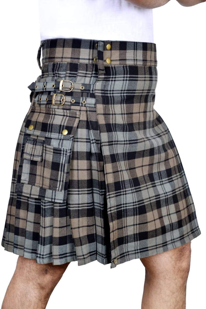 DSS KILTS- Men's Heavy Tartan Utility Kilt-Kilt for Men