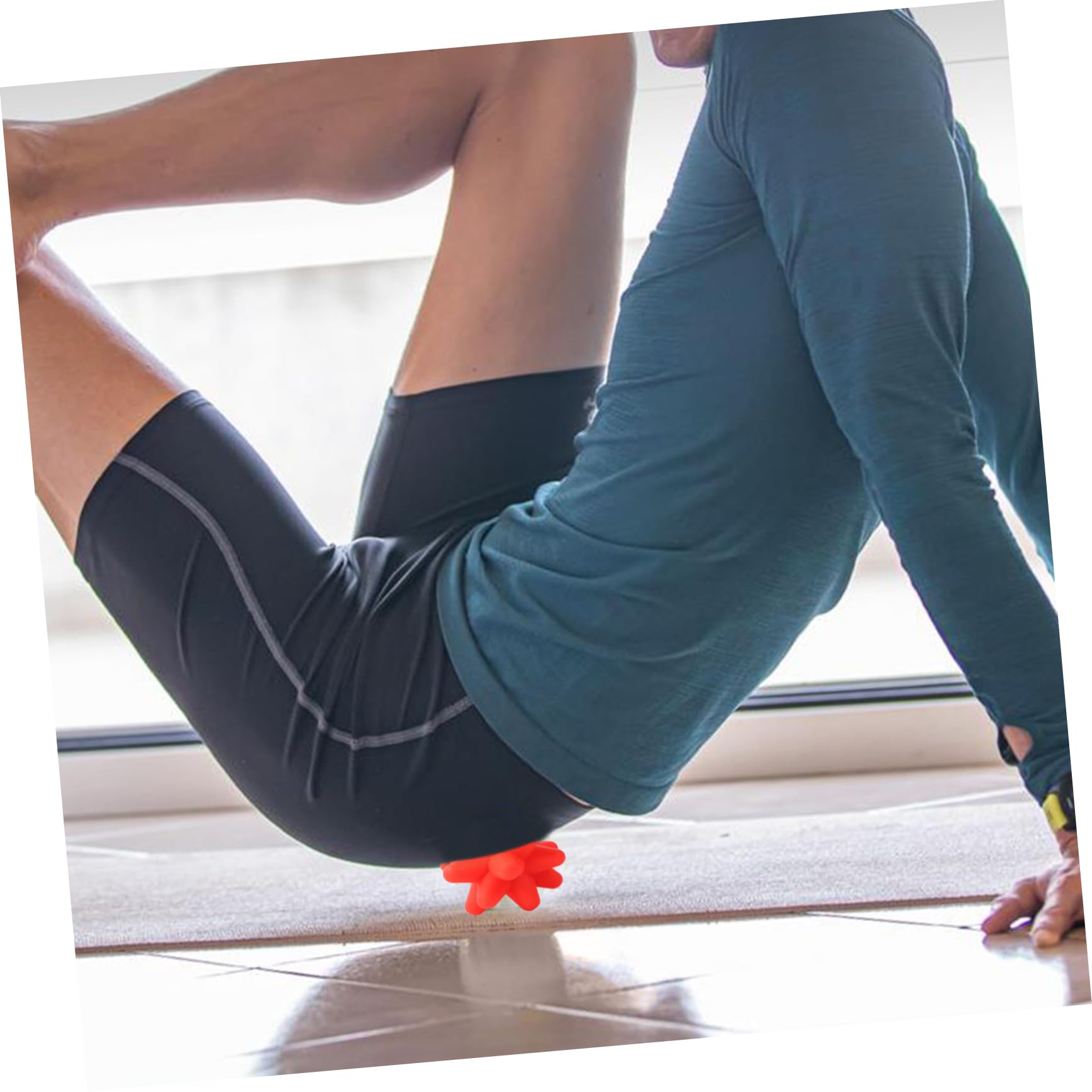 3pièces Balle De Fitness Silicone Élastique Pour Balle De Réaction Pour Entraînement Accessoire De Massage Musculaire Silicone