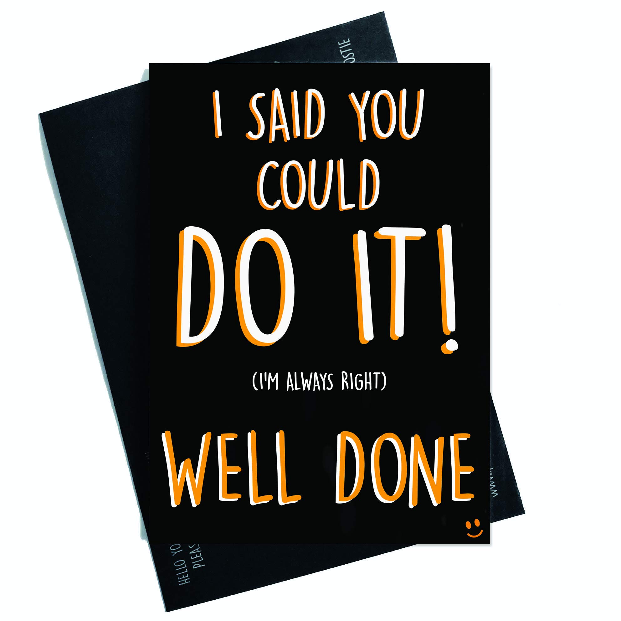 Funny Greeting Card Well Done Card Passing Test Card Funny Card Exam Card Congratulations Card Graduation Card Passed Driving Test PC508