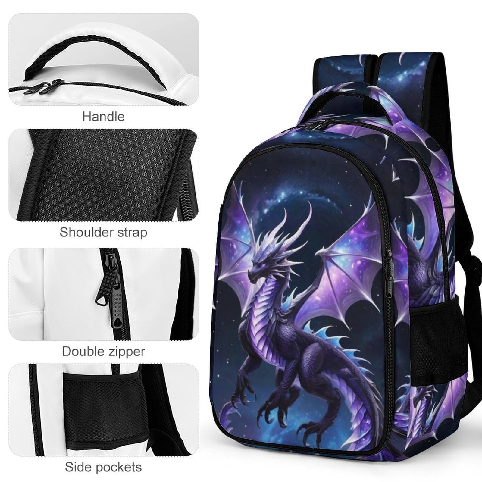 Schulrucksack Jungen Teenager Kinder Große Schule Drachen Rucksack Mädchen Schultasche Jungen 2 Bis 7 Klasse Ranzen Oder 6 Bis 15 Jahre School Bag