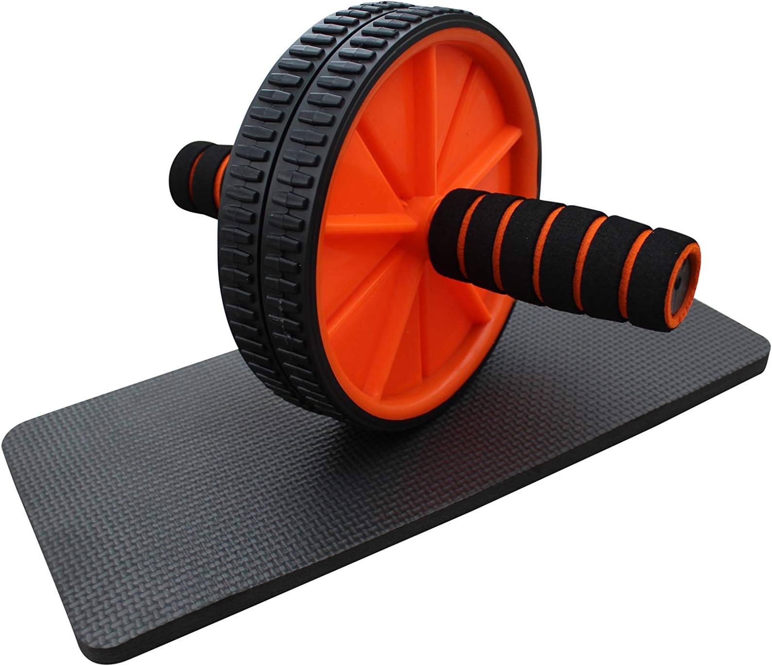 HH Home Hut Exercise AB Wheel Roller Abdominal Exercise Abs Knee Mat Pad Training Workout