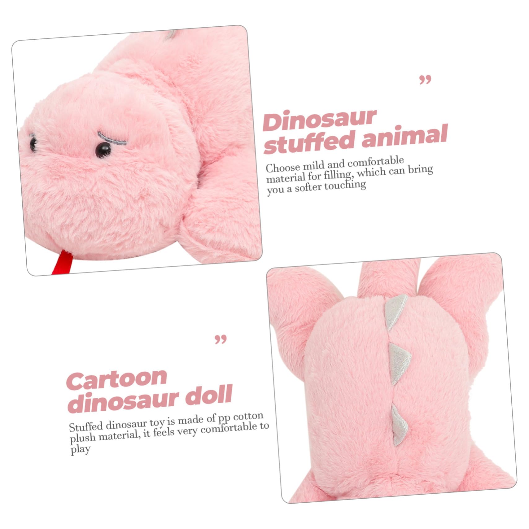 Muñeca de Dinosaurio de Peluche de Juguete de Dinosaurio Adorable para Peluche Decorativo para Sala de Estar Dormitorio Juguete Resistente al Desgaste para Coleccionar
