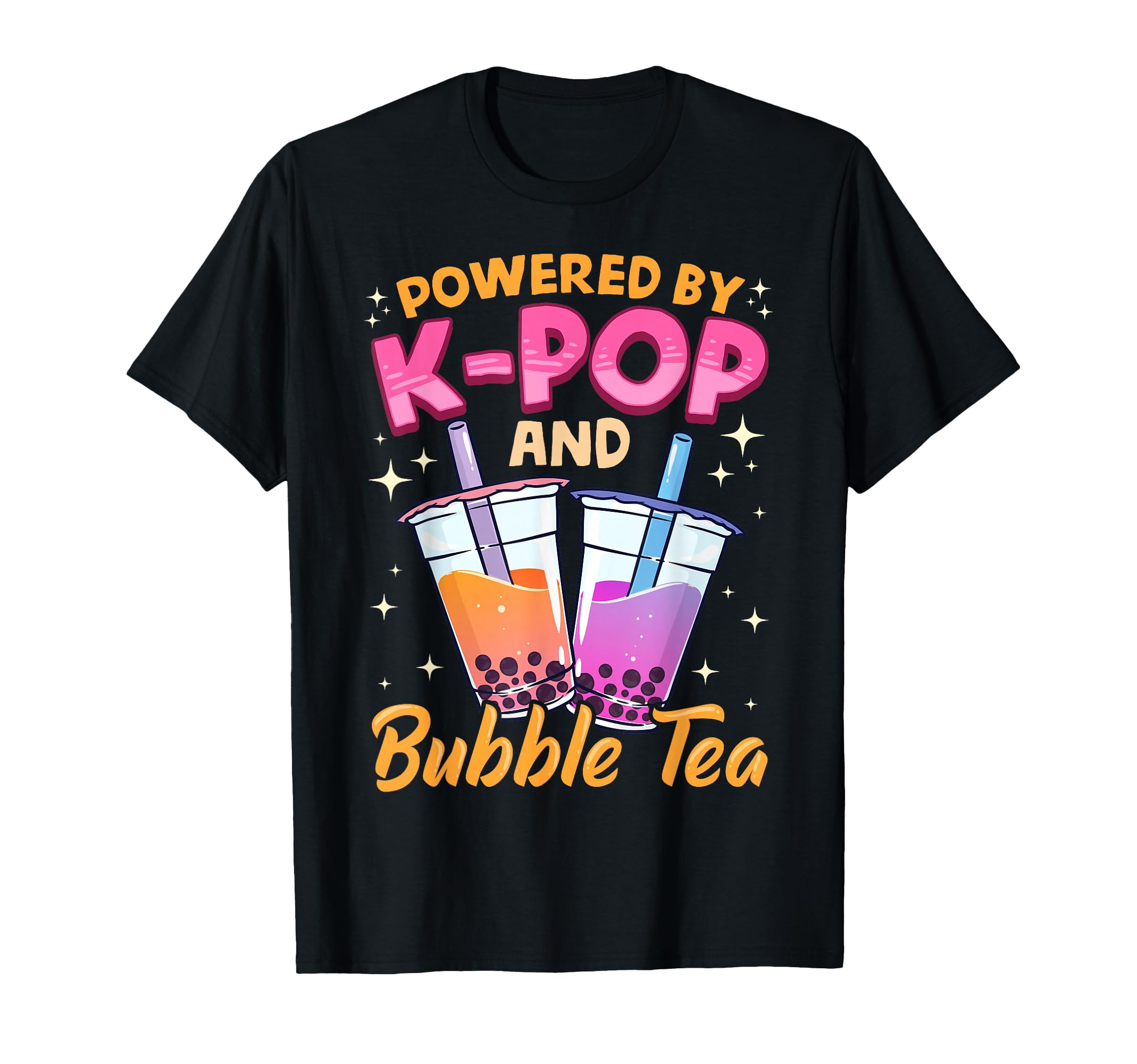 Bubble Tea Boba K-POP Music Lover Korean Milk Matcha Anime T-Shirt