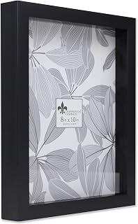 Lawrence Frames 785080 Shadow Box Frame, 8x10, Black
