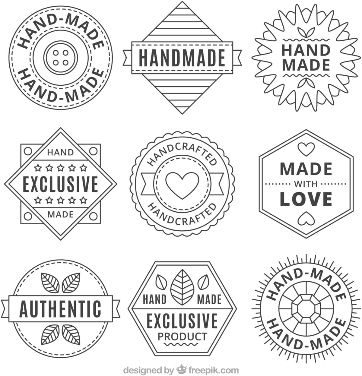 Ceramic Wall Hooks, Black with White Floral Pattern, 2-Pack Decorative Coat Hangers, 8 lb Capacity (2, Black)