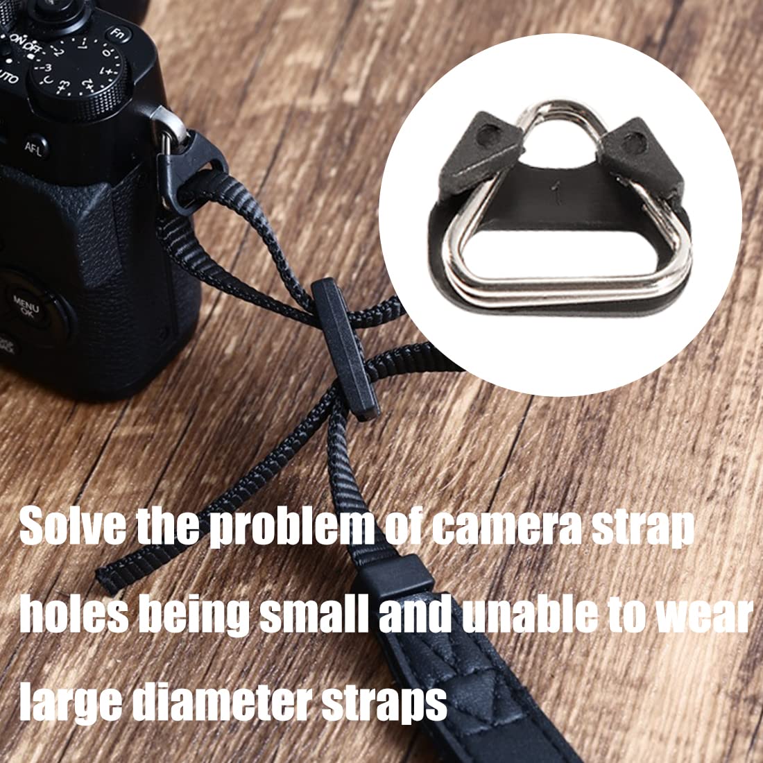 2 Cinghie Da Polso MoKo Per Fotocamera - Universali, In Cotone, Per Canon, Sony, Fujifilm E Altre! - Foto 2