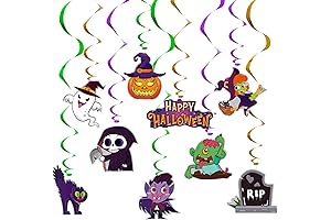 WERNNSAI Halloween Hanging Swirl Decorations