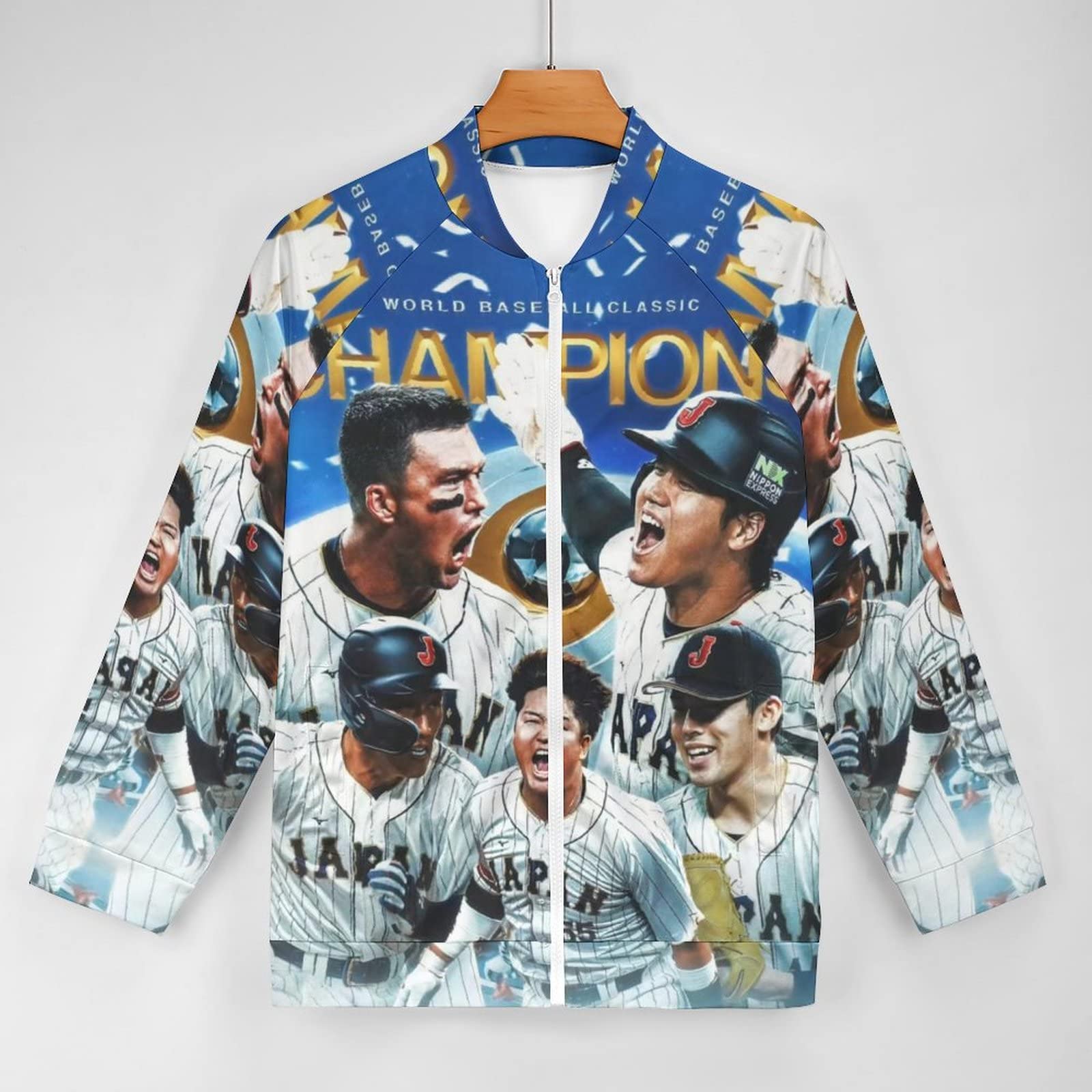 Amazon.co.jp: 2023 WBC 侍JAPAN 大谷翔平 MVP ジップジャケット 