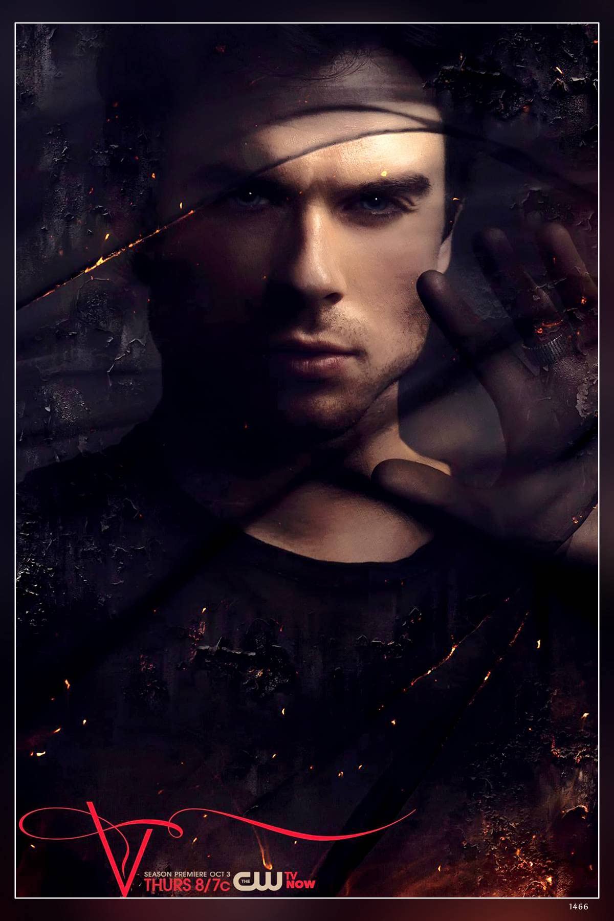 PosterHub The VampiDiaries, an American Supernatural Drama Television Series, Elena Gilbert, Stefan Salvatore, Damon Salvato Poster Matte Finish Paper Print 12 x18 Inch (Multicolor) HS - 1466