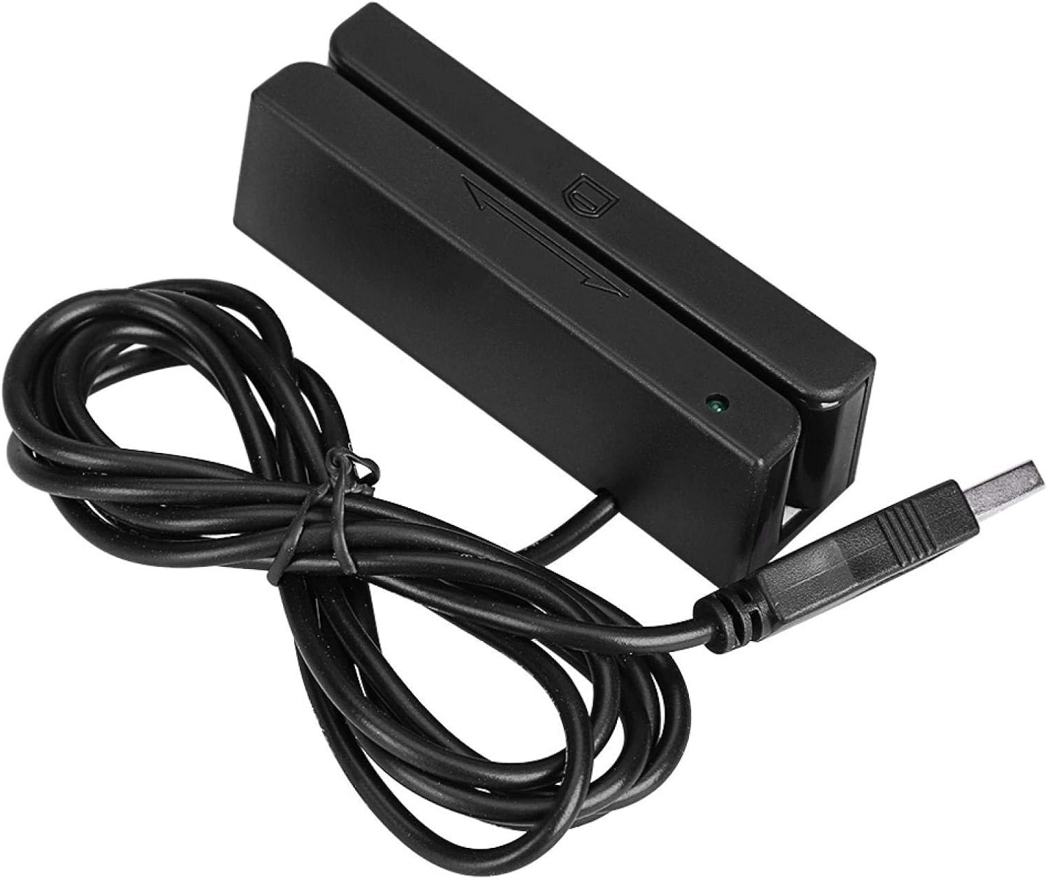 MSR90 Card Reader,USB MSR90 3 Tracks HiCo Stripe Credit Card Swipe Reader