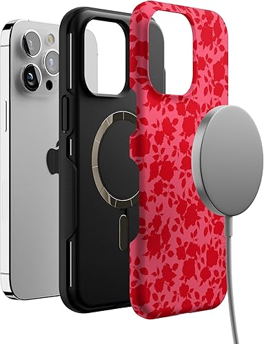 Vista 820 de Casely - Funda para iPhone 14 Pro Max, Viva La Vida, Frida Kahlo Floral Collage, compatible con MagSafe 10 Frida Kahlo Viva La Vida Collage