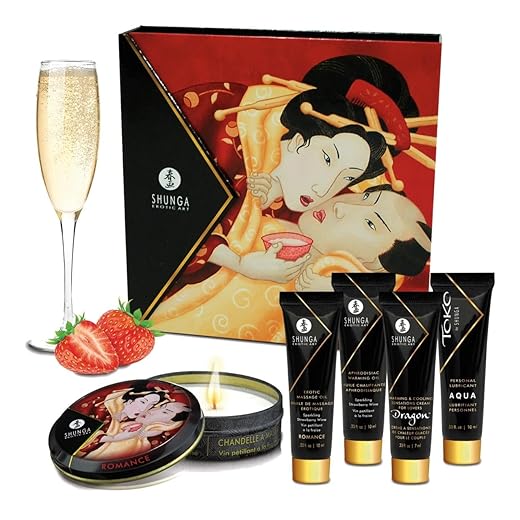 Shunga Geishas Secret Collection Strawberry Aceite De Masaje - 1 Pack