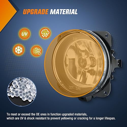 Miniatura 5 de Nilight Conjunto de luces antiniebla compatible con Ford Escape 2005 2006 2003 2004 Ford Mustang Cobra 2002 2003 2004 2005 2006 Ford Focus SVT 2002