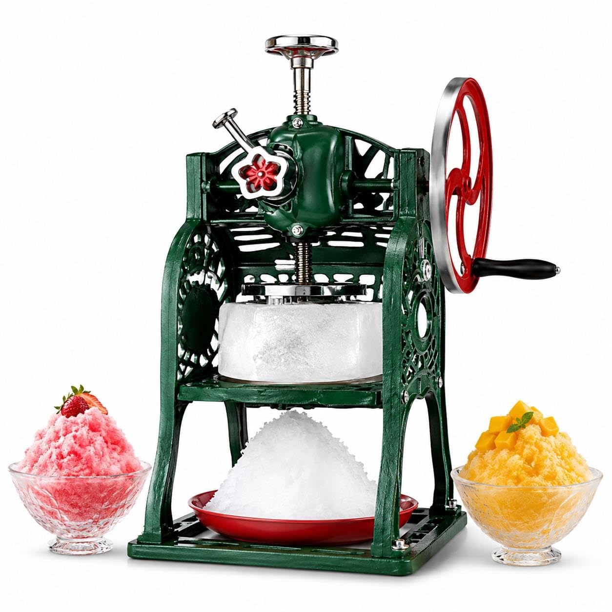 Tragbarer Schneekegelbereiter, Manueller Eisbrecher Mit Kupferplatte