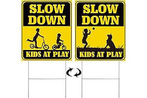 Slow Down Kids at Play Sign