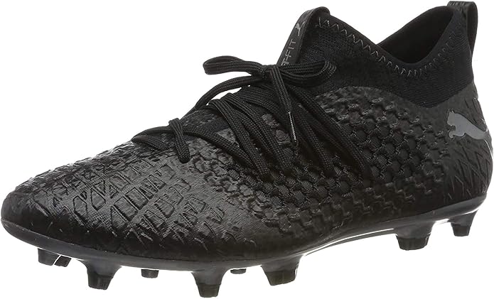 puma football boots black and white