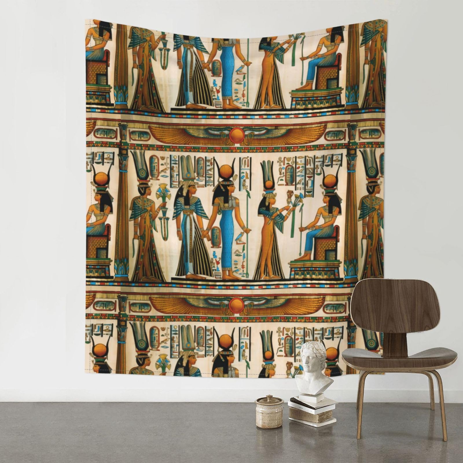 YYHHAOFA women in ancient egypt Prints 60x51in Wall Tapestry Boho Chic Dorm Decor & Beach Throw Blanket