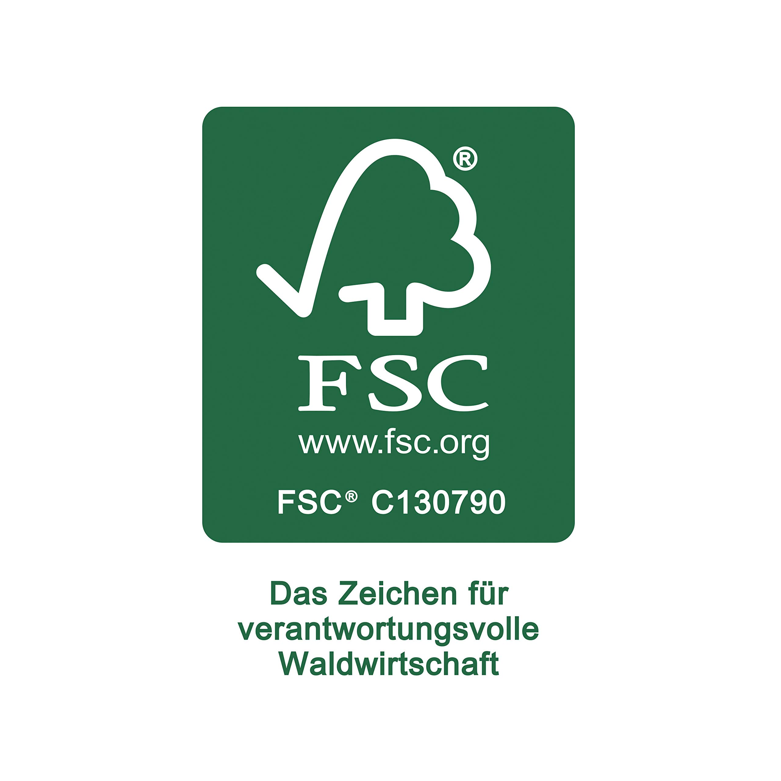 LAUBLUST Holzkiste zur Kommunion - Tauben Motiv | Geschenkkiste Personalisiert mit Gravur, FSC® (Weiß, ca. 40 x 30 x 24 cm | XL)